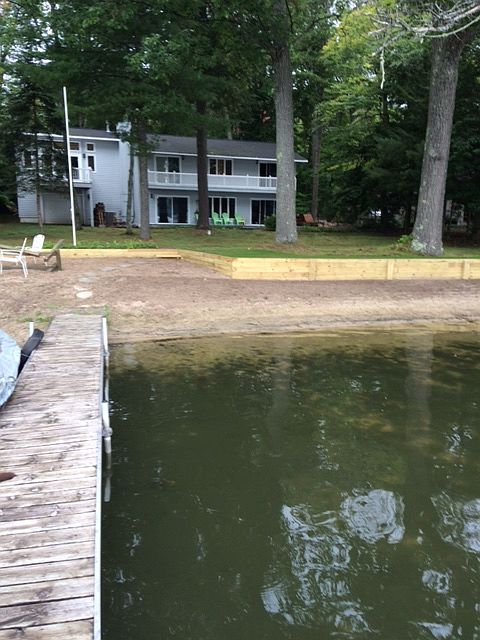 New Seawall just completed