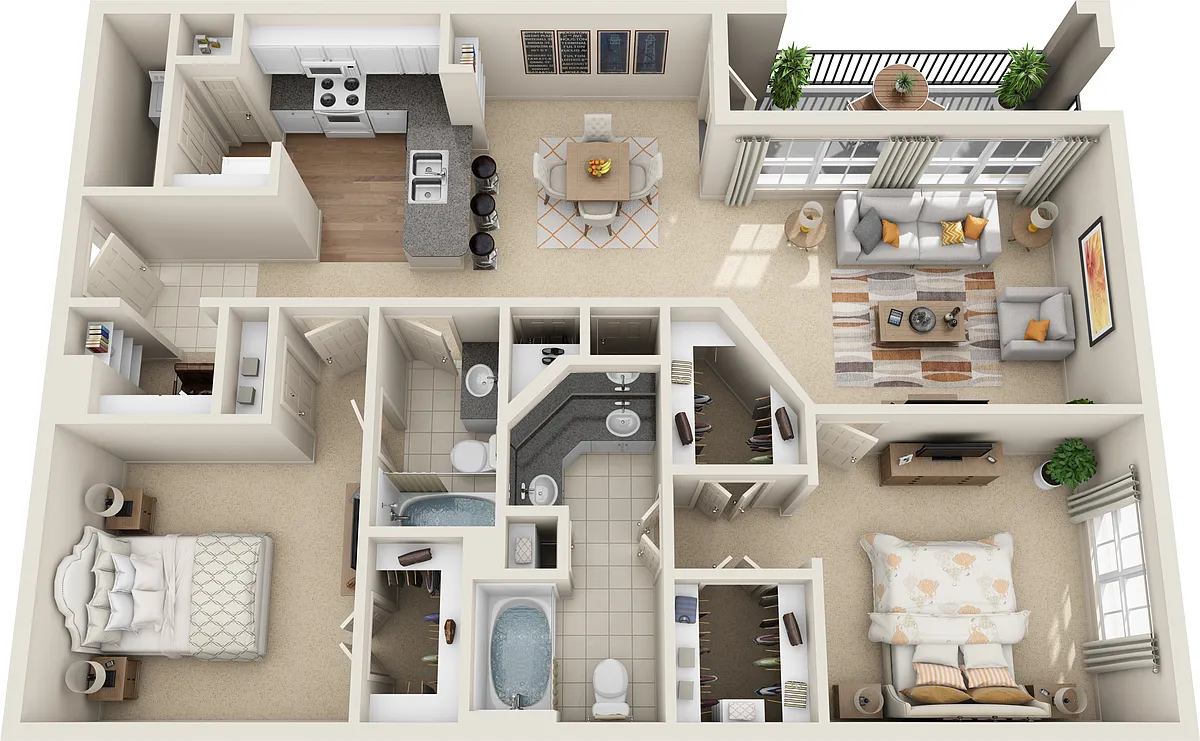 Floor plan B3