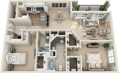 Floor plan B3