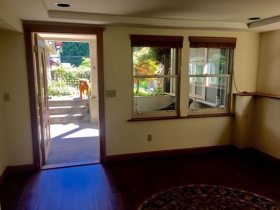 View to the back garden