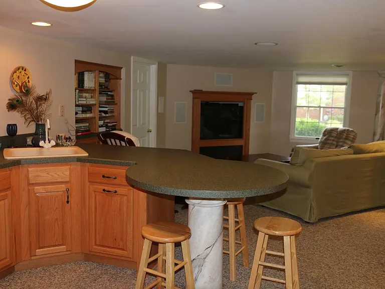 Fully finished basement with walkout