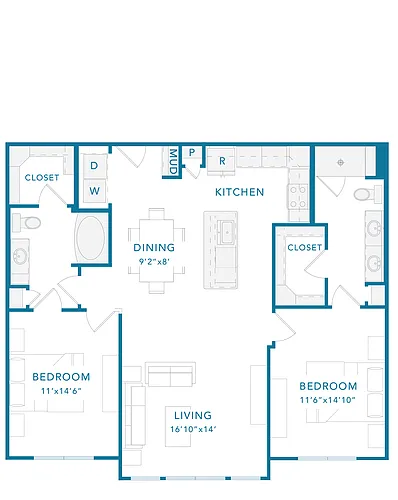 Floor plan C1A
