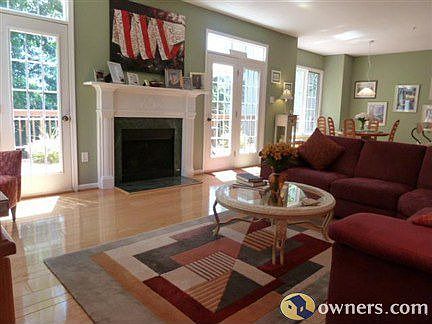 Family Room; length of back of home