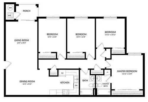 Floor plan D1