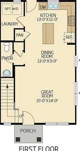 3 bed, 2.5 bath, 1224 sqft, $1,825 — Photo 2