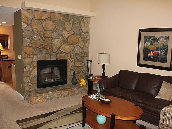 fireplace in living room