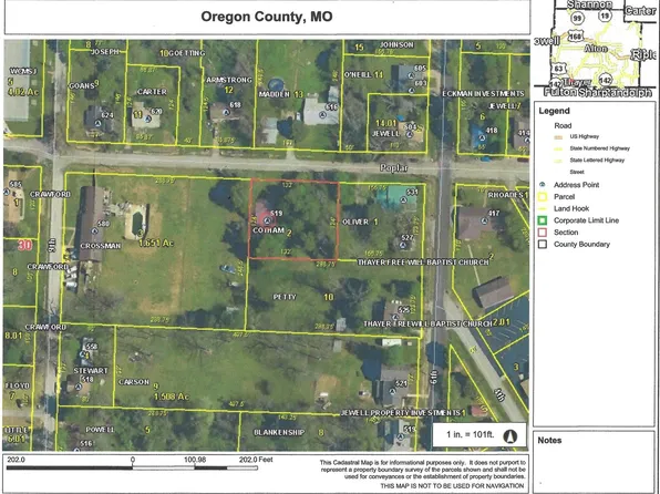 619 Poplar Street, Thayer, MO 65791