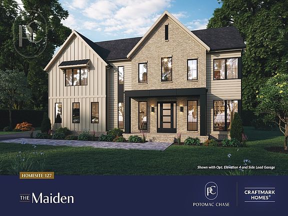 The Maiden Floor Plan, 4 BR, 3 BA, 2-Car Garage, Single Family Homes by Craftmark Homes