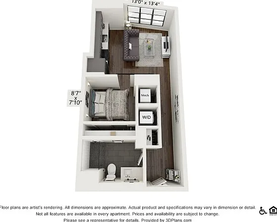 S2 | Studio | 568 sq ft S2 | Studio | 568 sq ft