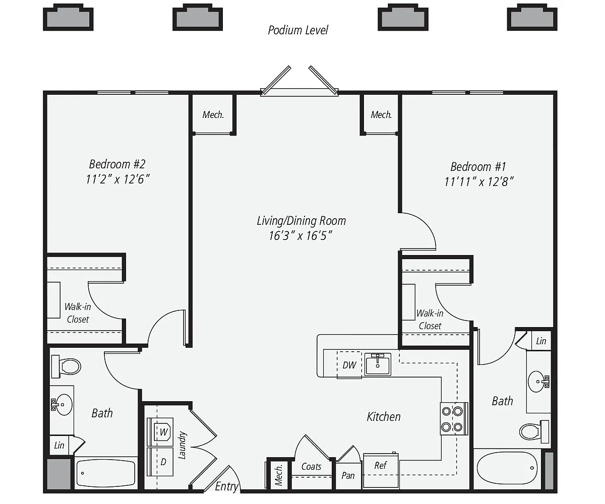 Floor plan B10A-C-1312