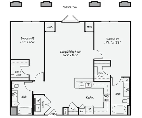 Floor plan B10A-C-1312