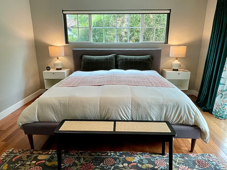 Primary suite with abundant natural light