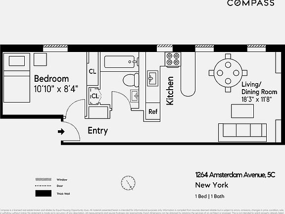 5th image of 1264 Amsterdam Ave APT 5C