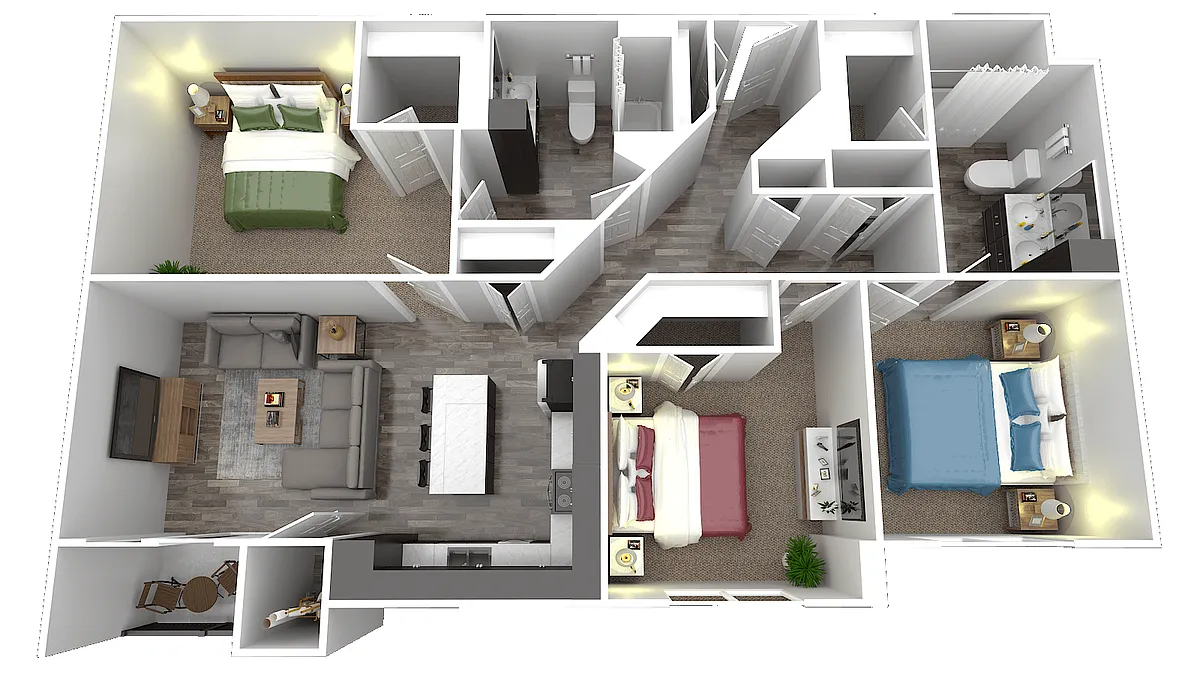 Floor plan The Lewis & Clark