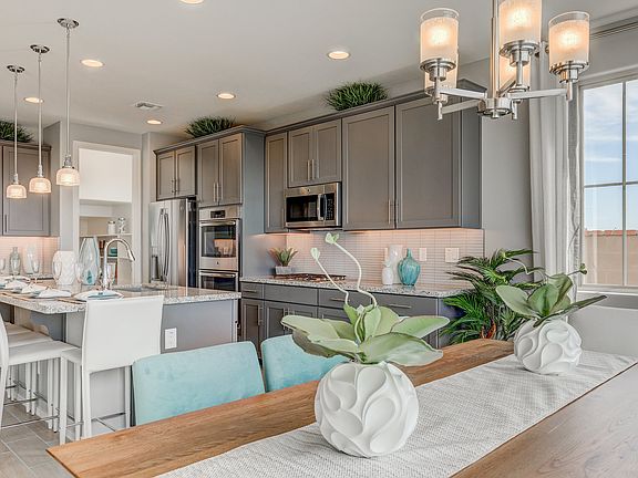 Cozy dining area and kitchen