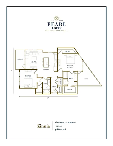 Floor plan Zinnia