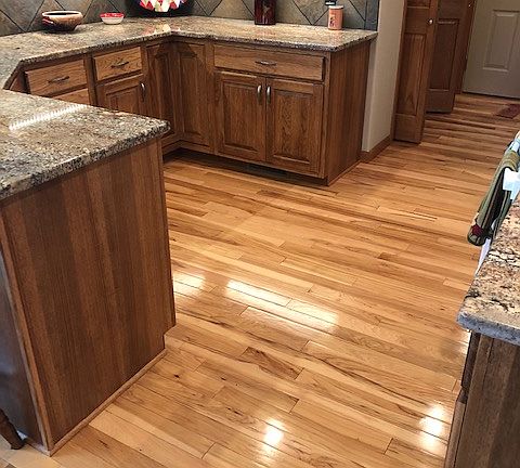 Hickory hardwood floors