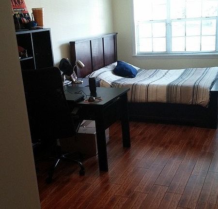 Huge bedroom w/private shower.