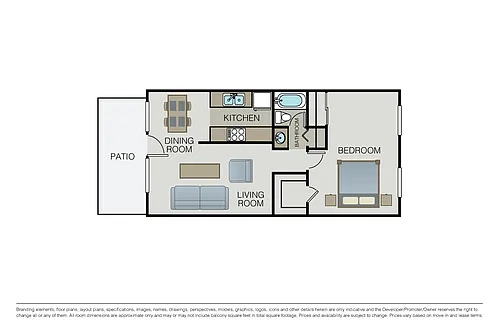 Floor plan Plan 1E