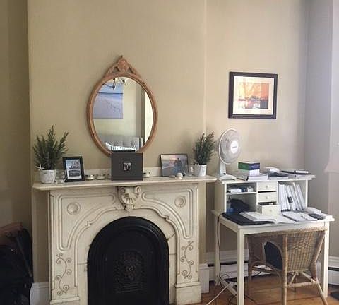 Large bedroom has room for a desk to work from home