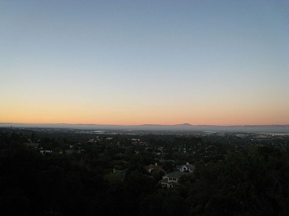 Sunset looking north east