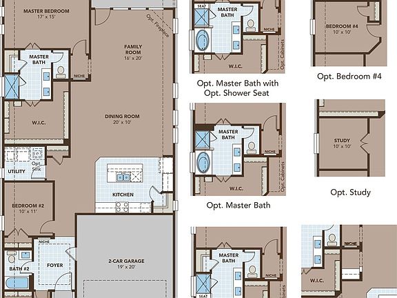 Fiji Floor Plan Options