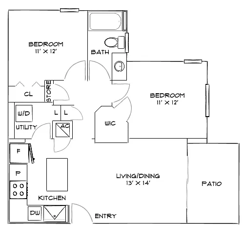 Floor plan Design 2A20