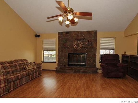 Family room opens to kitchen