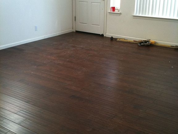 before floor refishings