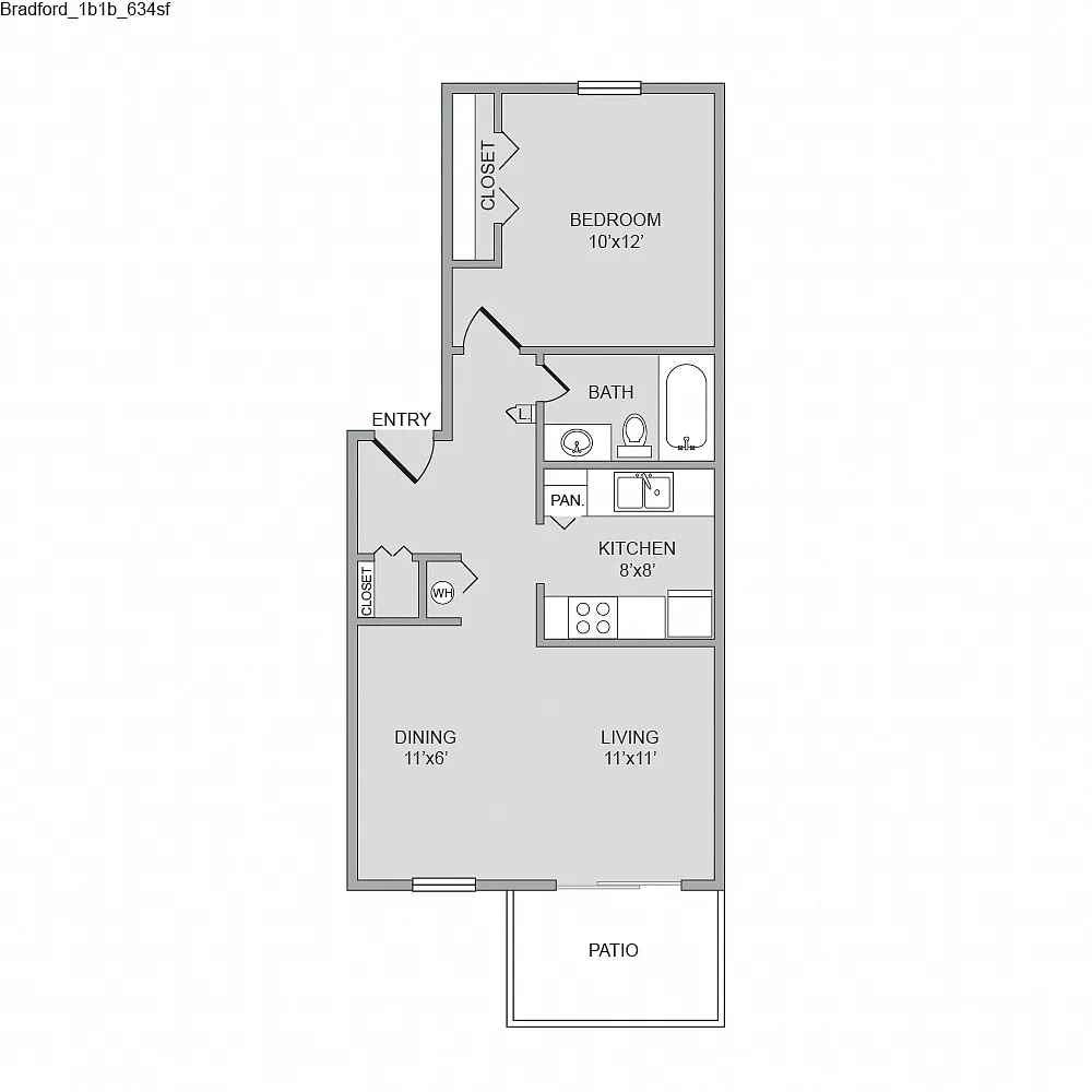 Floor plan Bradford