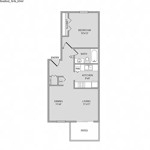 Floor plan Bradford