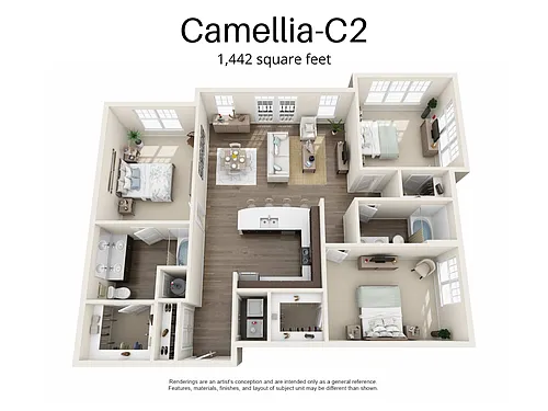 Floor plan Camellia