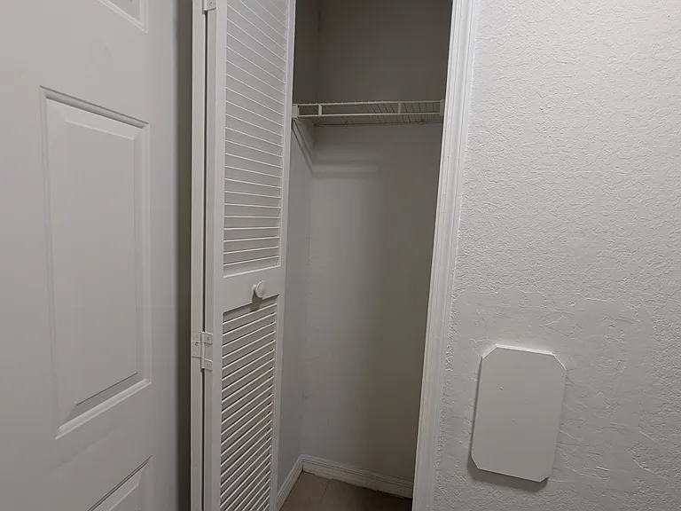 Closet next to front door