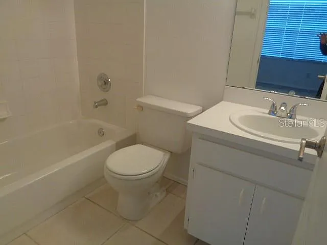 Bathroom has granite countertops since photos were taken