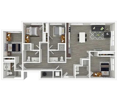 Floor plan 4X4 C