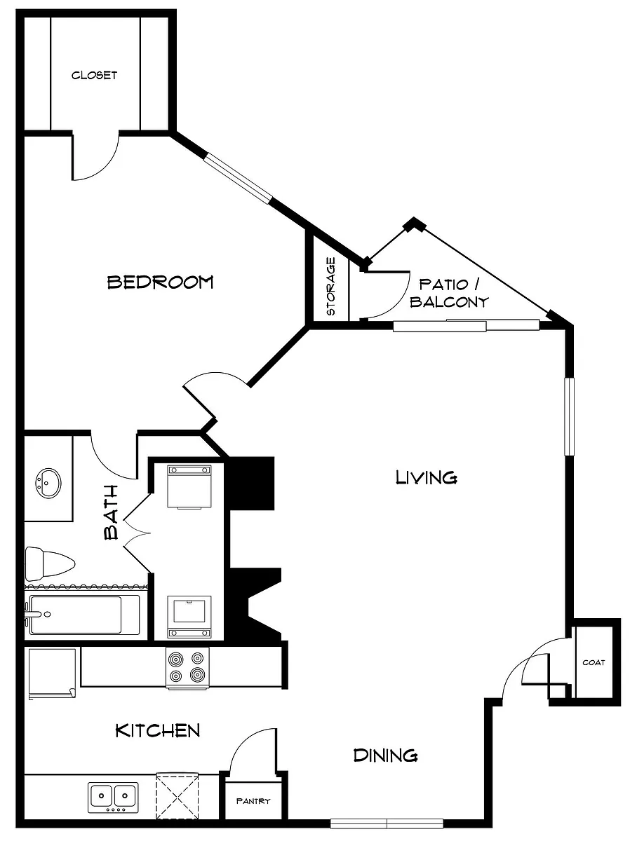 Floor plan A2U