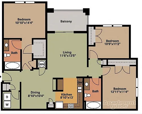 Floor plan The Ridley - Renovated