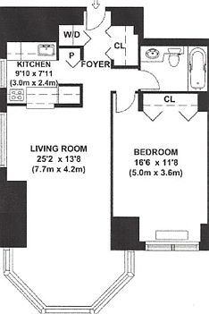2nd image of 301 W 57th St APT 32E