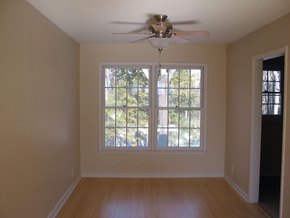 Wooded views, tons of light