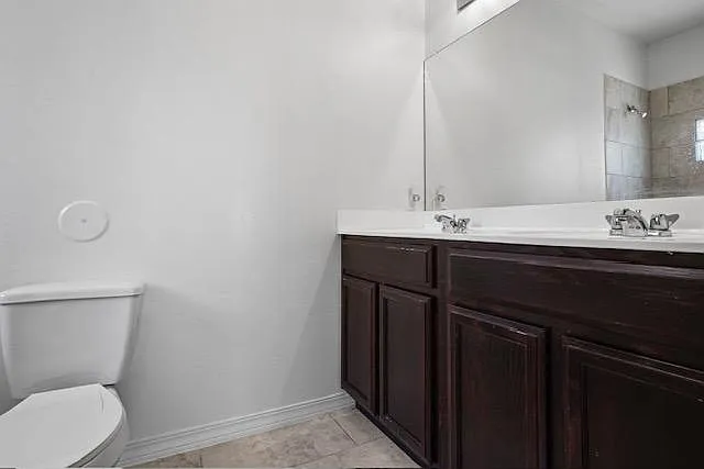 His and Hers double sink in master bedroom