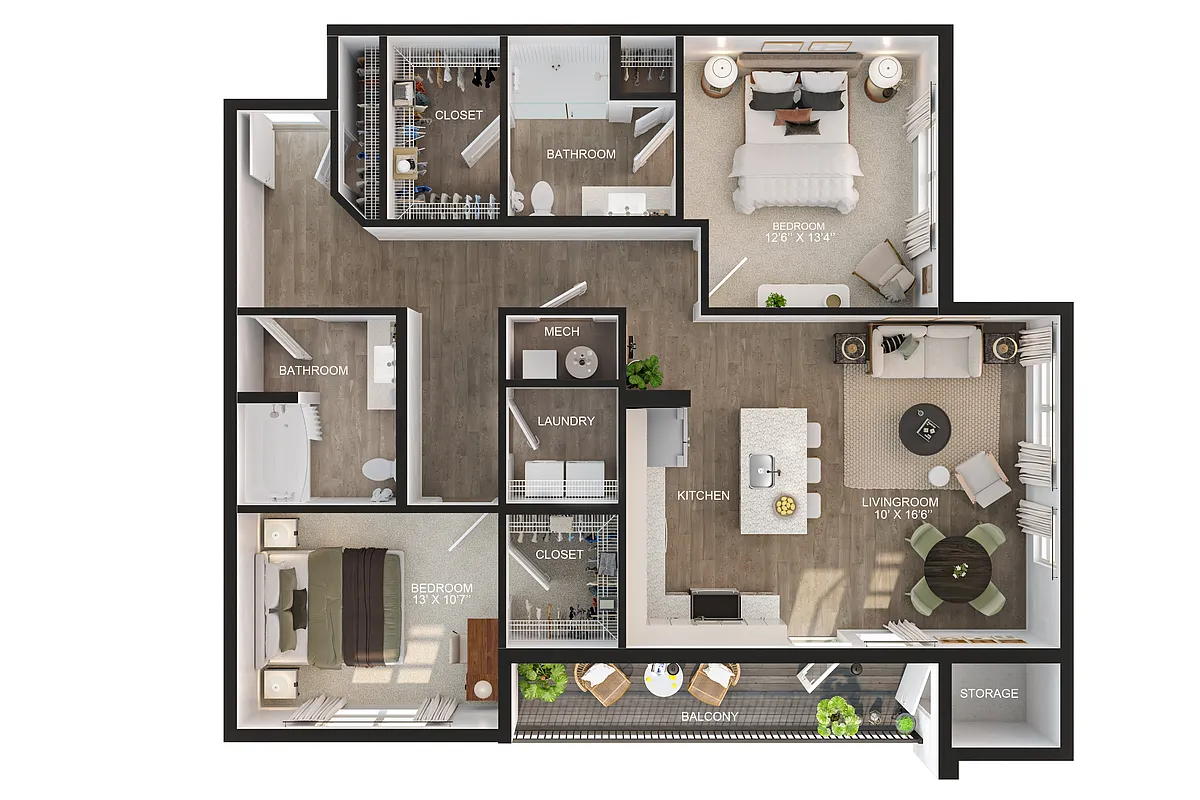 Floor plan B2
