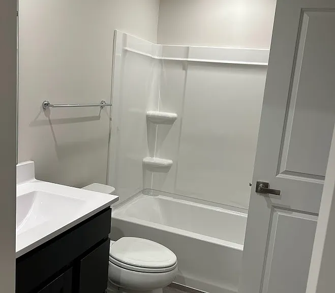 Second floor master bathroom