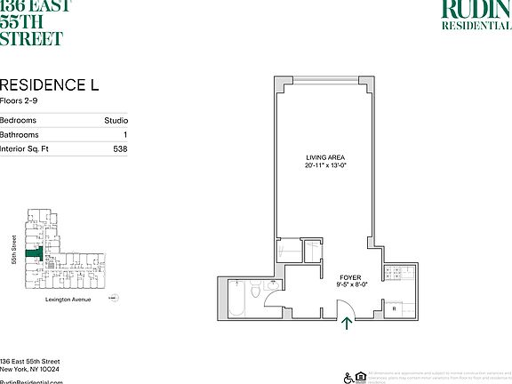 2nd image of 136 E 55th St APT 4L