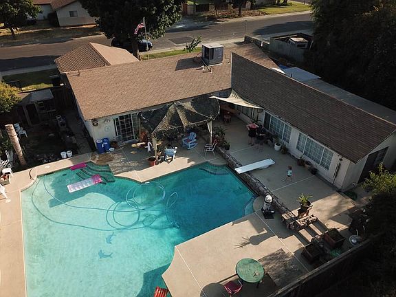 aerial view house