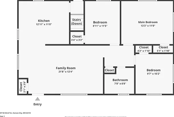 3 bed, 1.0 bath, 1360 sqft, $1,695 — Photo 2