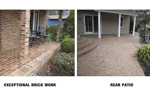 Front Porch & Back Patio 