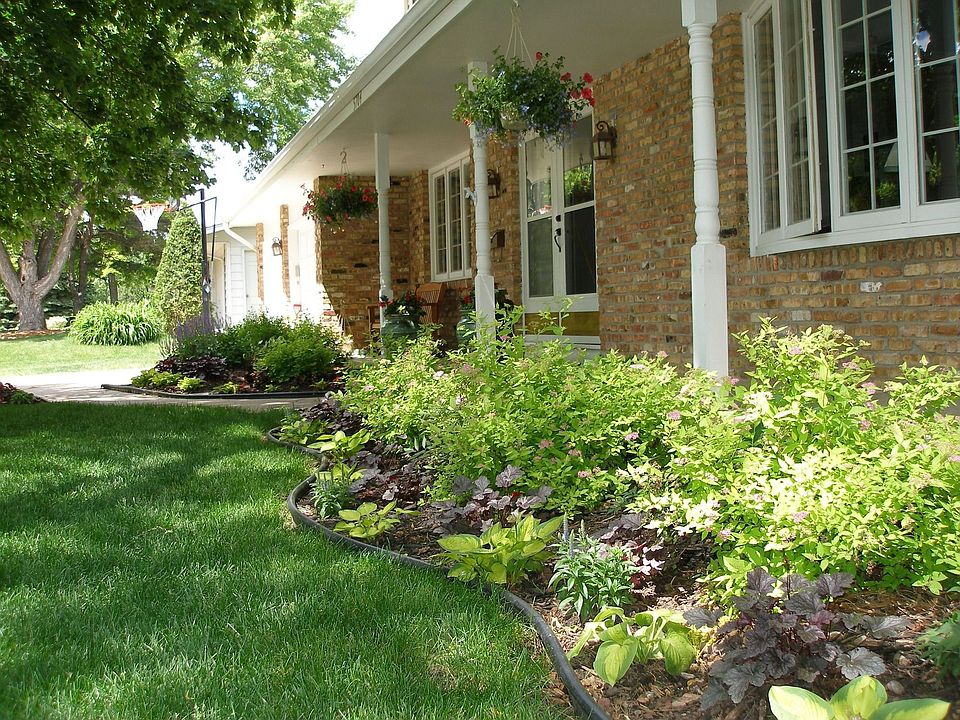 Front yard looking west