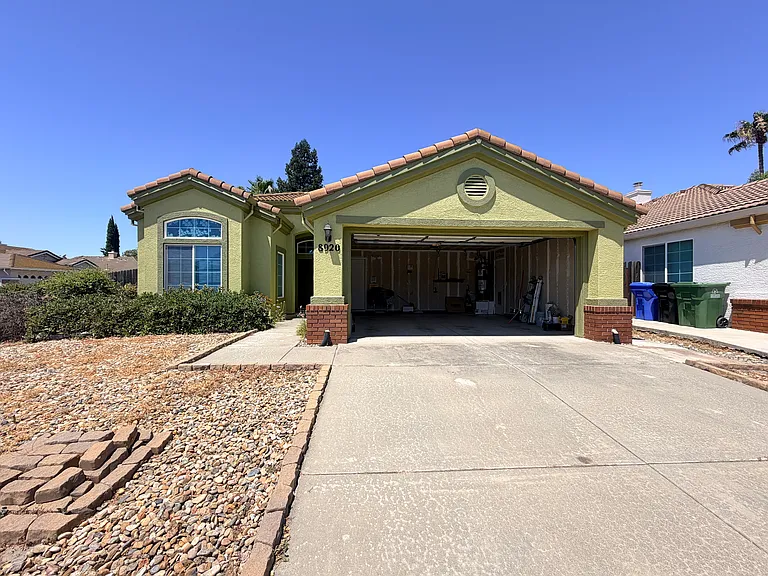 Front view of house