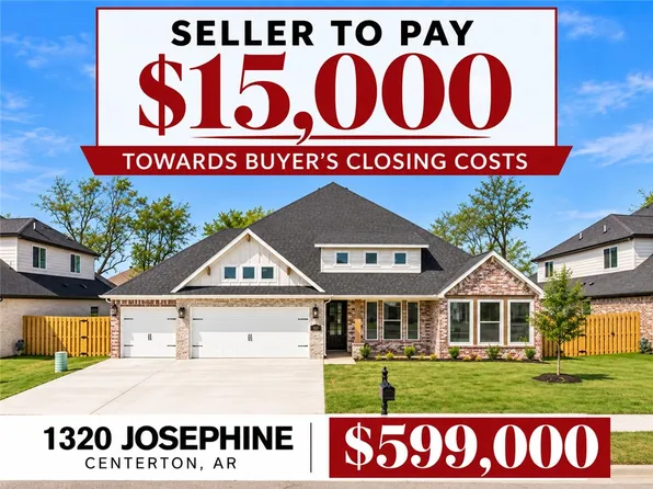 1320 Josephine Dr, Centerton, AR 72719