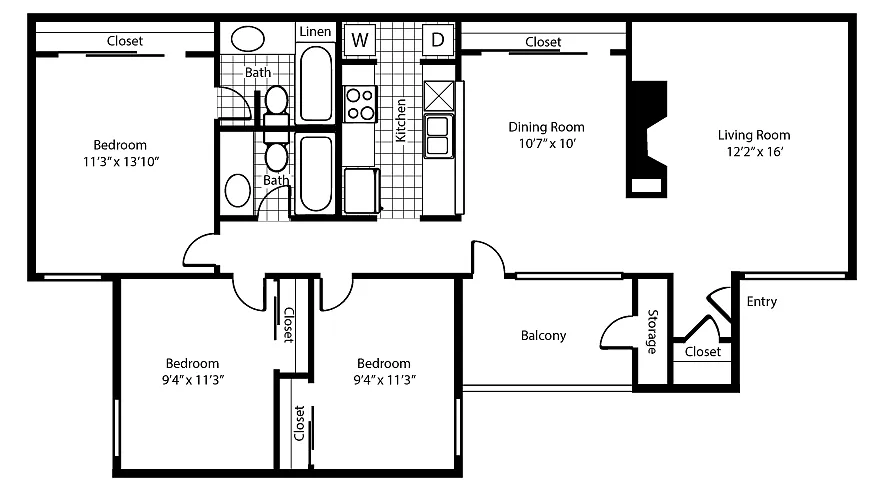 Floor plan The Chalet